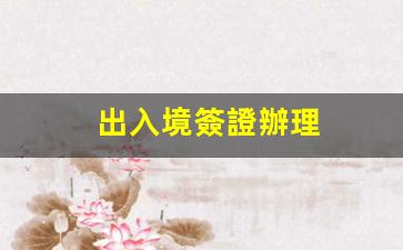 出入境簽證辦理(出入境簽證辦理預(yù)約官網(wǎng))