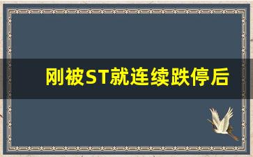 刚被ST就连续跌停后退市