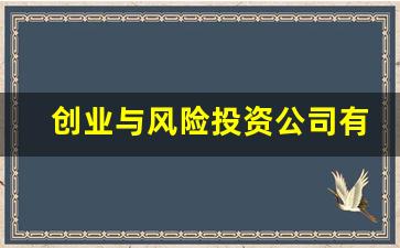 创业与风险投资公司有哪些优势(上海风险投资公司有哪些)_https://www.haiwangdasha.com_大商所_第1张