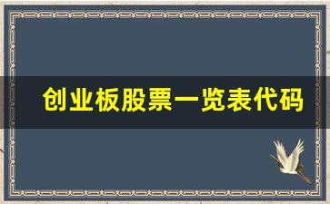创业板股票一览表代码查询(创业板股票一览表代码查询大全)_https://www.heiljjianzu.com_北交所_第1张