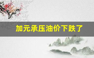 加元承压油价下跌了-加元为什么和原油正相关