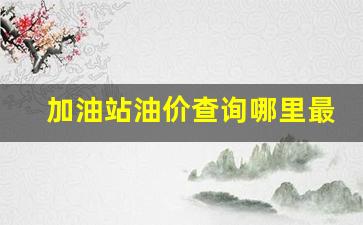 加油站油价查询哪里最准确呢-加油站价钱查询