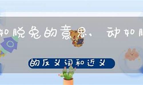 动如脱兔的成语故事-动如脱兔打一数字