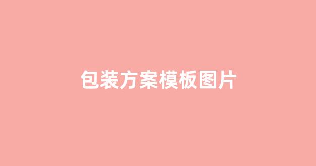 包装方案模板图片(包装方案模板图片大全)_https://www.gen-fastener.com_上期所_第1张