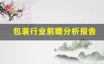 包装行业前瞻分析报告(包装行业前景分析)_https://www.hangfeite.com_北交所_第1张