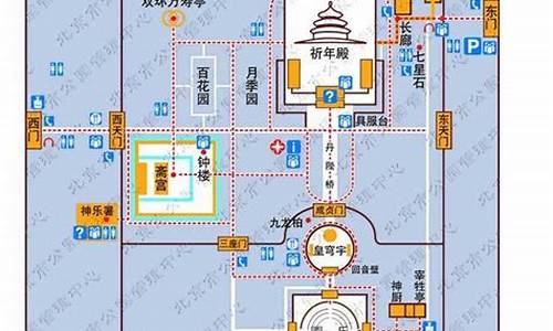 北京天坛公园地图_北京天坛公园地图 平面图