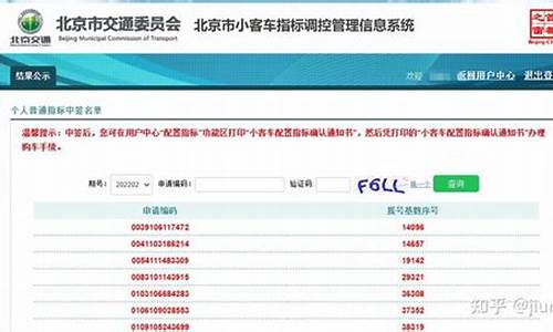 北京小汽车摇号攻略详细_北京小汽车摇号攻略
