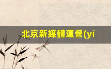 北京新媒體運營(yíng)招聘插圖