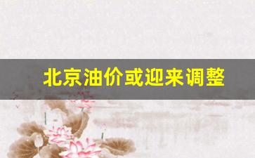北京油价调整最新窗口-北京油价或迎来调整