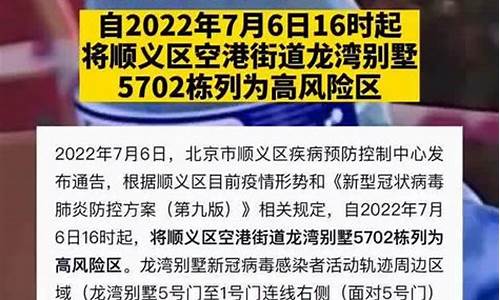 北京顺义新增1个高风险区_北京顺义新增1个高风险区域