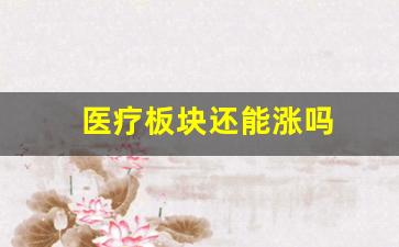 医疗板块还能涨吗(医疗板块还有希望吗)_https://www.dongshengweixin.com_北交所_第1张