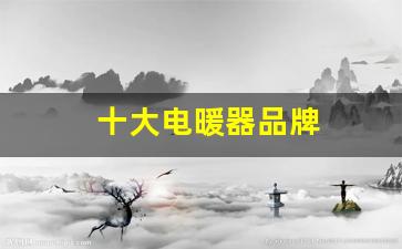 十大电暖器品牌排行榜-十大电暖器品牌