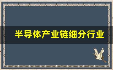 半导体产业链细分行业梳理(半导体产业链最强全面解析)_https://www.jumanxin.com_北交所_第1张