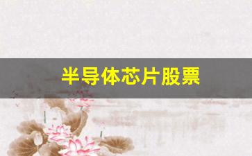 半导体芯片股票(半导体芯片股票龙头股)_https://www.hangfeite.com_创业板_第1张
