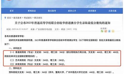 华侨生联考2021分数线-华侨生联考2023各院校分数线