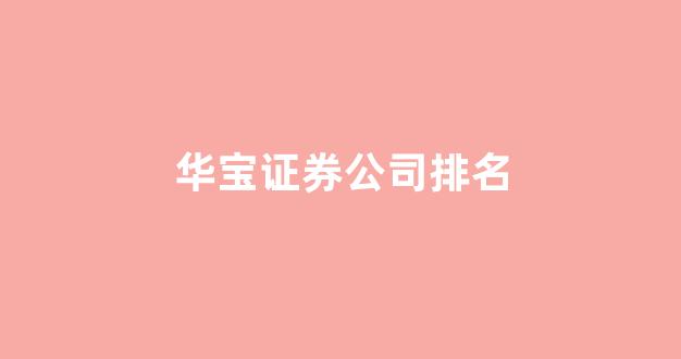 华宝证券公司排名(华宝证券 规模)_https://www.eamstsz.com_科创板_第1张