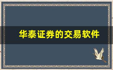 华泰证券的交易软件(华泰证券交易软件高级版)_https://www.wanyuyiyao.com_北交所_第1张