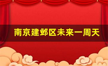 南京建邺区未来一周天气预报15天查询结果_南京市建邺区天气预报