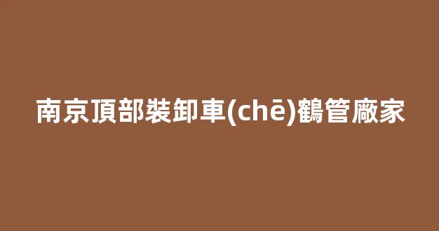 南京頂部裝卸車(chē)鶴管廠家(1)