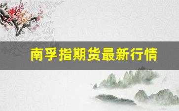 南孚指期货最新行情(南孚简介)_https://www.hangfeite.com_北交所_第1张
