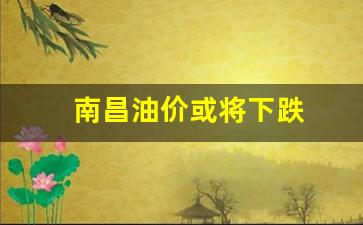 南昌油价或将下跌-南昌油价92汽油跌1.5