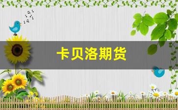 卡贝洛期货(贝尓卡洛)_https://www.fzdzcxj.com_创业板_第1张