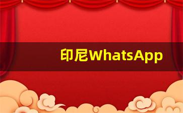 印尼WhatsApp怎么加