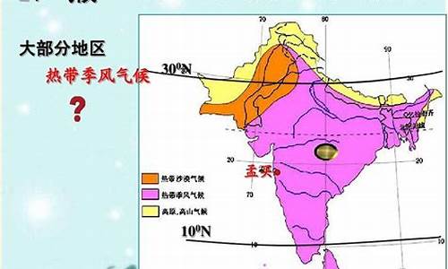 印度气候类型及特征和分布_印度的气候类型