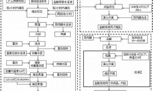 原料药合成车间平面图-原料药合成工艺流程设计