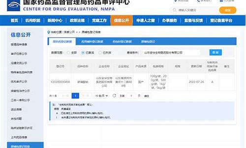 原料药登记号有效期-原料药登记号查询