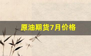 原油期货7月价格(原油期货实时行情)_https://www.shshucaipeisong.com_北交所_第1张