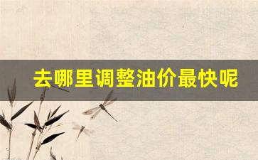 去哪里调整油价最快呢-油价怎么调价