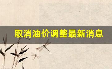 取消油价调整最新消息-取消92号汽油的相关政策