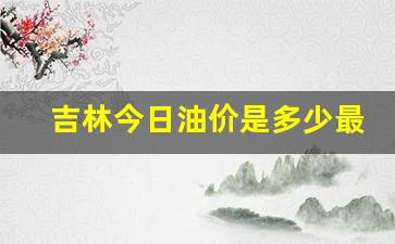 吉林今日油价最新价格-吉林今日油价是多少最新