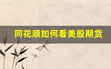 同花顺如何看美股期货行情(同花顺怎么看美股期货指数)_https://www.ljyuan-tech.com_上交所_第1张