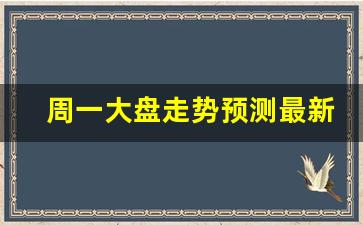 周一大盘走势预测最新消息分(周一大盘走势预测最新消息分析图)_https://www.gfdzclz.com_科创板_第1张