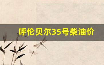 呼伦贝尔35号柴油价格_今日呼伦贝尔油价92