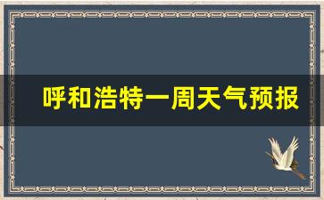 呼和浩特天气预报15天查询2345今日_呼和浩特一周天气预报15天情况分析报告全文
