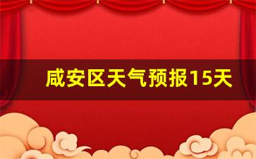 咸安区天气预报15天查询结果_咸安区天气预报15天
