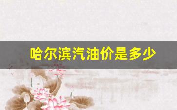 哈尔滨汽油价是多少-哈尔滨汽油价多少钱