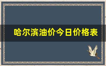 哈尔滨油价今日价格表24日-哈尔滨油价今日价格表24日最新