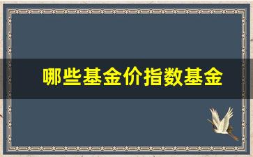 哪些基金价指数基金_有什么指数基金