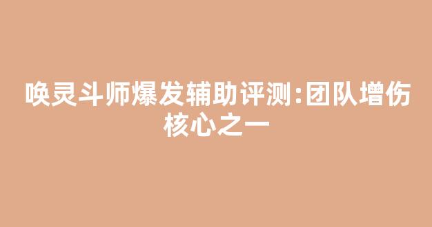 唤灵斗师爆发辅助评测:团队增伤核心之一-第1张图片-冒险岛私服发布网 唤灵斗师爆发辅助评测:团队增伤核心之一-第1张图片-冒险岛私服发布网