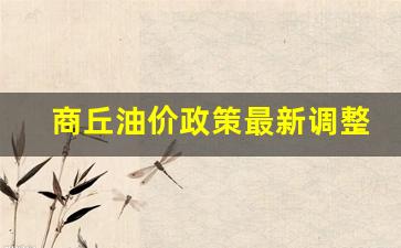 商丘油价政策最新调整-商丘油价突然大幅度上涨