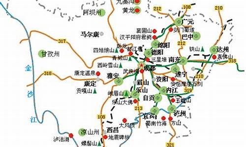 四川旅游地图景点地图全图_四川旅游地图景点地图全图大全