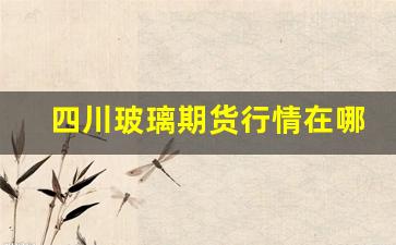 四川玻璃期货行情在哪看(玻璃主力期货行情)_https://www.hangfeite.com_深交所_第1张
