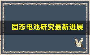 固态电池研究最新进展(固态电池汽车什么时候上市)_https://www.lclxwz.com_郑商所_第1张