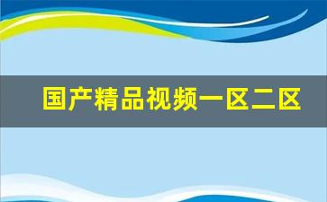 国产日韩欧美一区：国产精品视频一区二区免