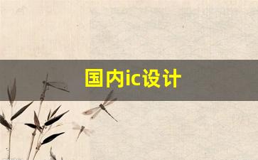 国内ic设计(国内ic设计行业出现多久了)_https://www.dongshengweixin.com_创业板_第1张