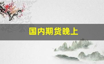 国内期货晚上(国内期货晚上几点开盘)_https://www.jumanxin.com_上交所_第1张